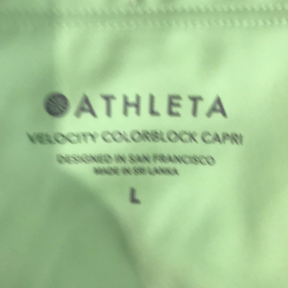 Athleta Velocity Colorblock Capri - Picture 5 of 6